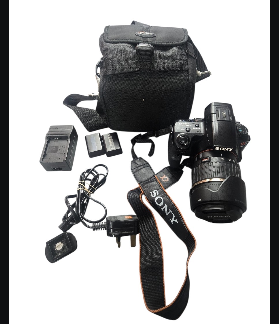 Pre-owned Sony Alpha 37 plus Tamron 18-200m lens & case - Own4Less